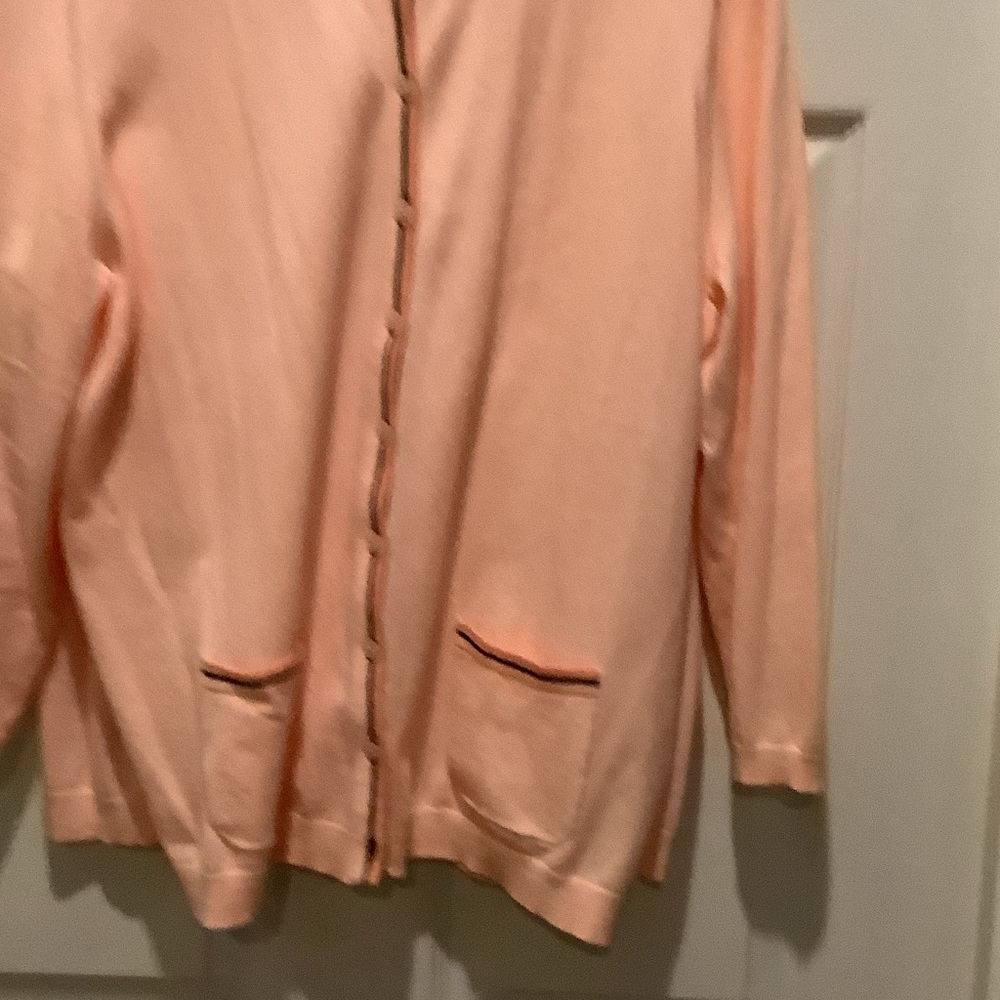 Talbots soft coral‎ Crew Neck Sweater, set, Pima cotton - Picture 11 of 12